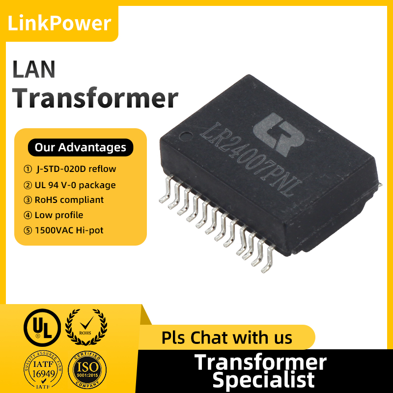 Reliable LAN Transformers: Key to High-Speed Data Transmission and Robust Ethernet Networks.